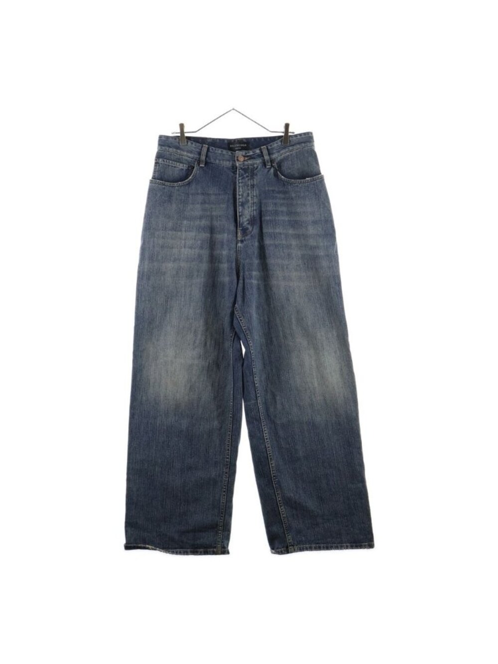 Balenciaga Baggy Denim Pant Washed Pants Indigo